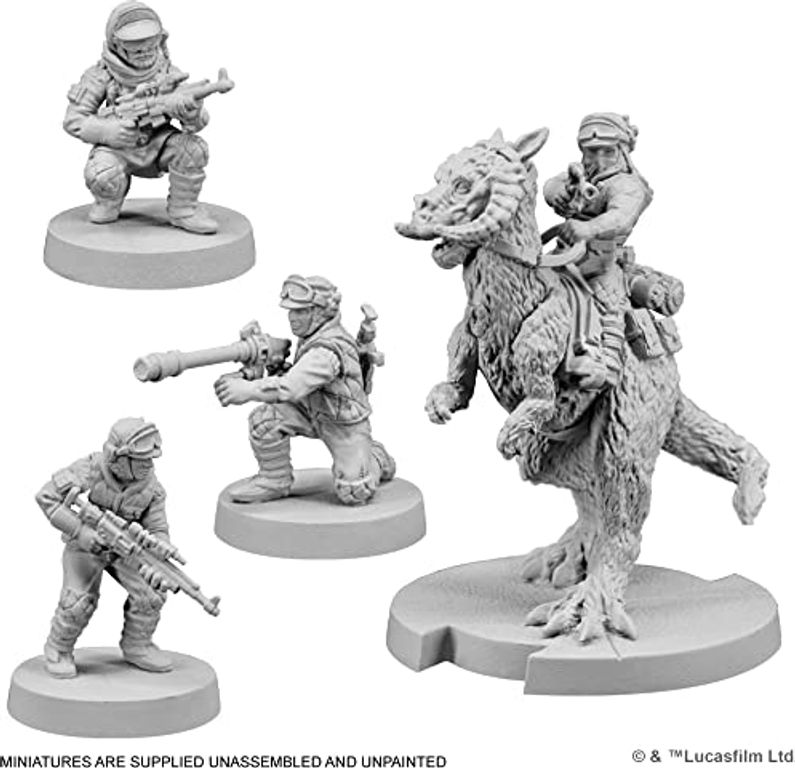 Star Wars: Legion - Rebel Unit: Echo Base Defenders Battle Force miniaturen