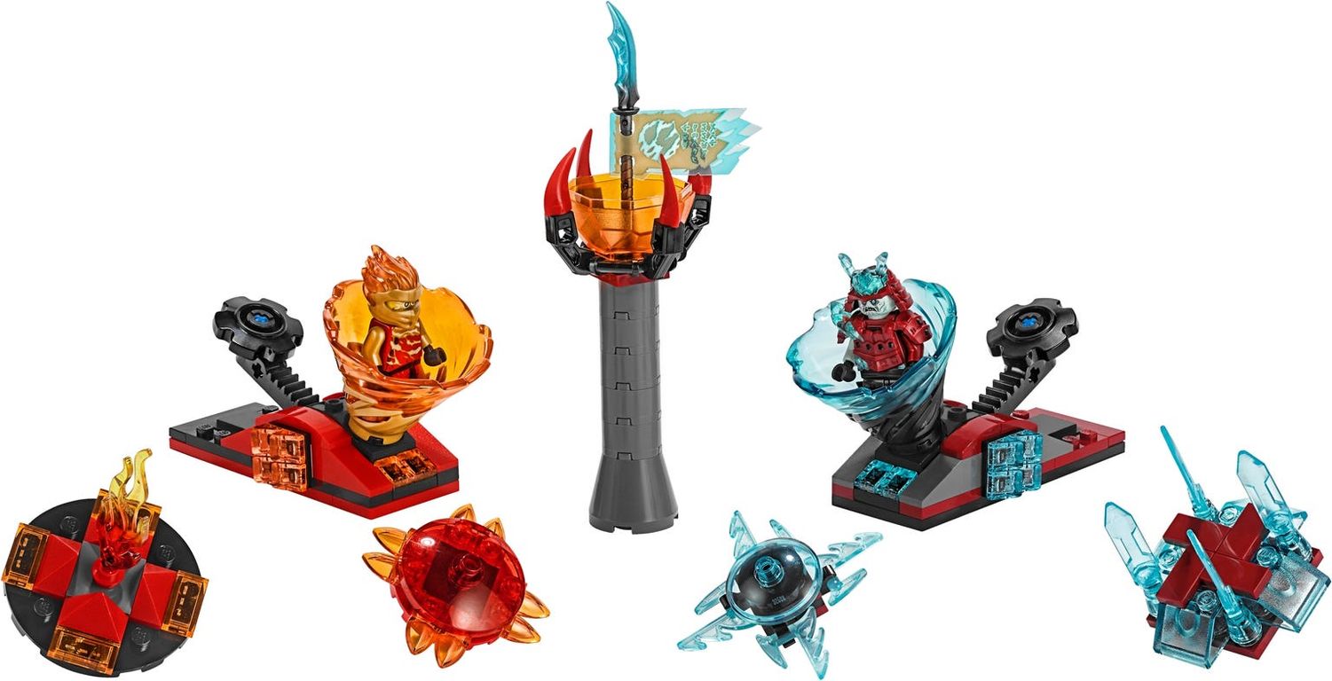 LEGO® Ninjago Spinjitzu Slam - Kai vs. Samurai components