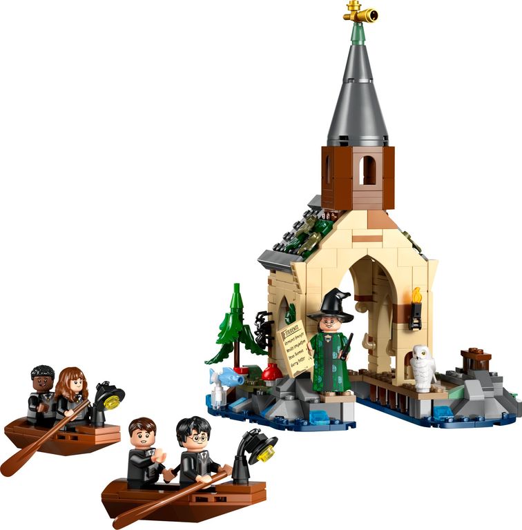 LEGO® Harry Potter™ La rimessa per le barche del Castello di Hogwarts componenti