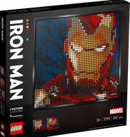 LEGO® Art Iron Man de Marvel Studios