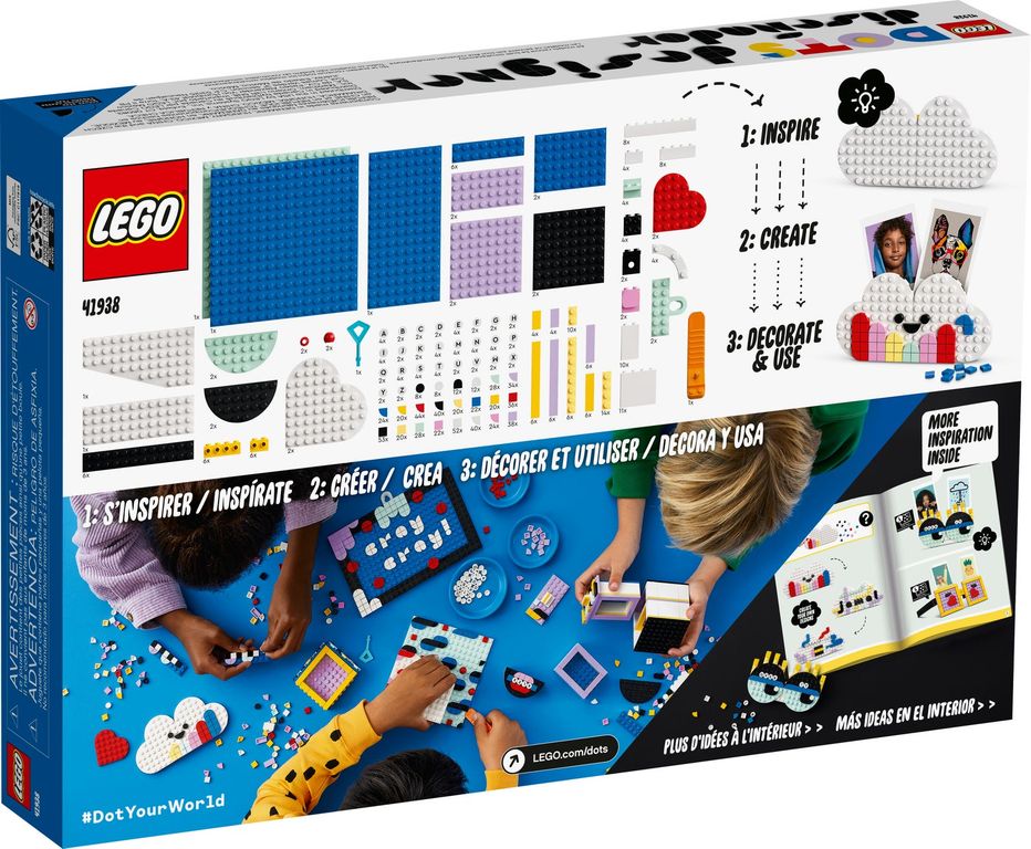 LEGO® DOTS Ultimatives Designer-Set rückseite der box