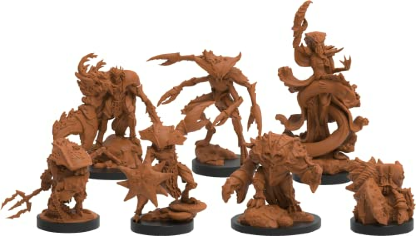 Epic Encounters: Island of the Crab Archon miniatures
