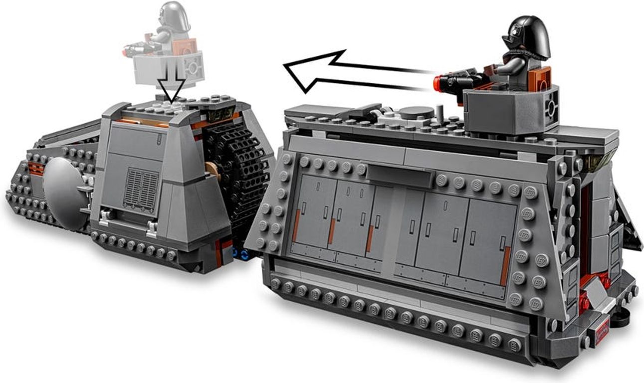 LEGO® Star Wars Véhicule Impérial Conveyex Transport™ composants