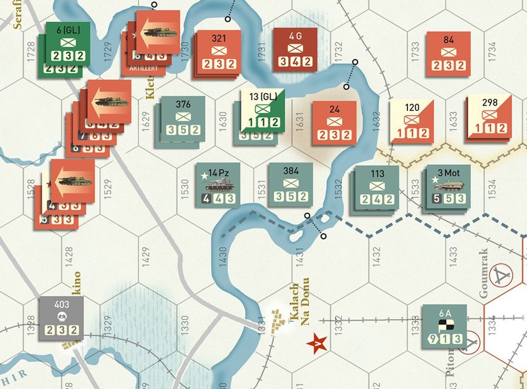 Stalingrad Roads: Battle on the Edge of the Abyss partes