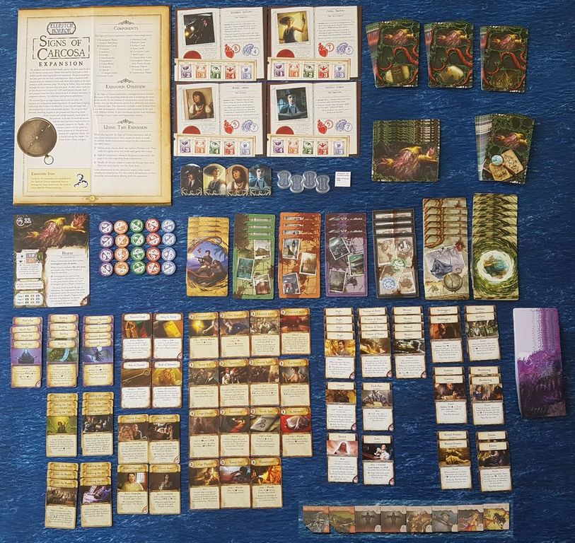 Eldritch Horror: Signs of Carcosa components