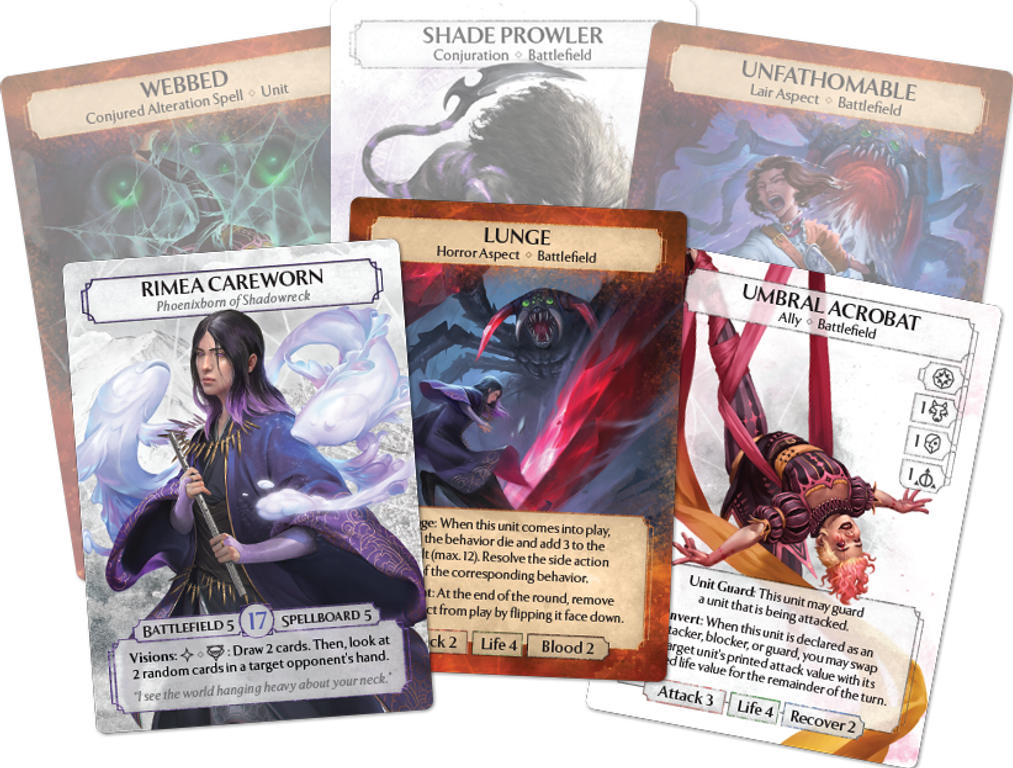 Ashes Reborn: Red Rains – The Spawn of Shadowreck cartas