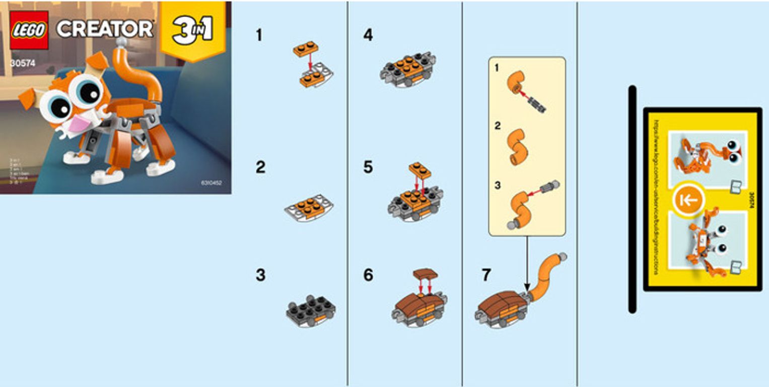 LEGO® Creator gatto manuale