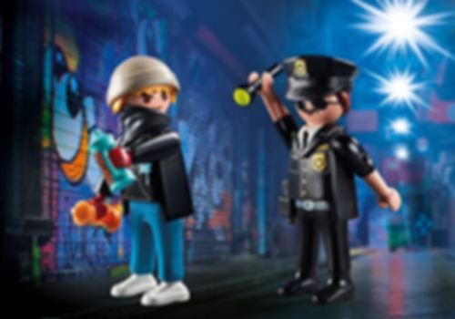 Playmobil® City Action Policeman and Street Artist gameplay