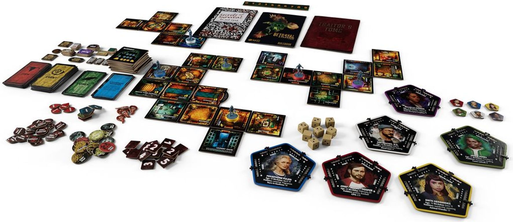 Betrayal at House on the Hill: 3a Edizione componenti