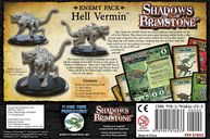 Shadows of Brimstone: Hell Vermin Enemy Pack rückseite der box