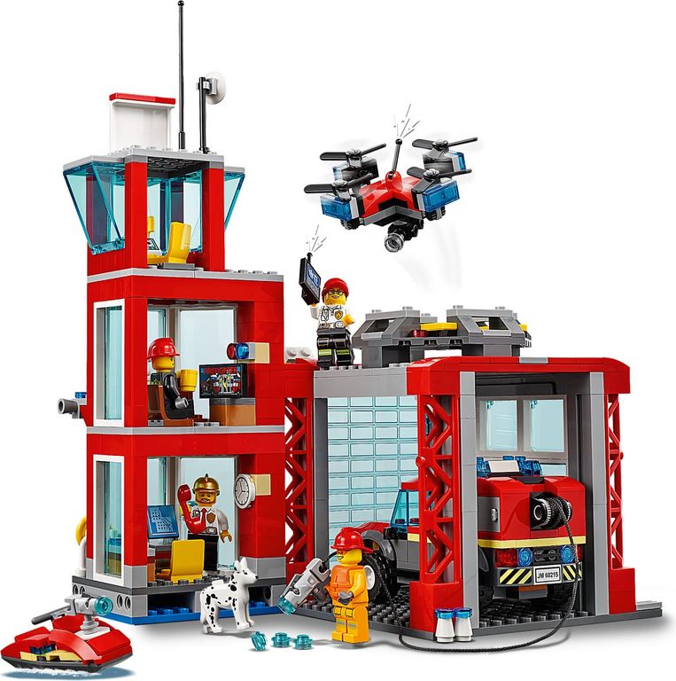 LEGO® City Brandweerkazerne speelwijze