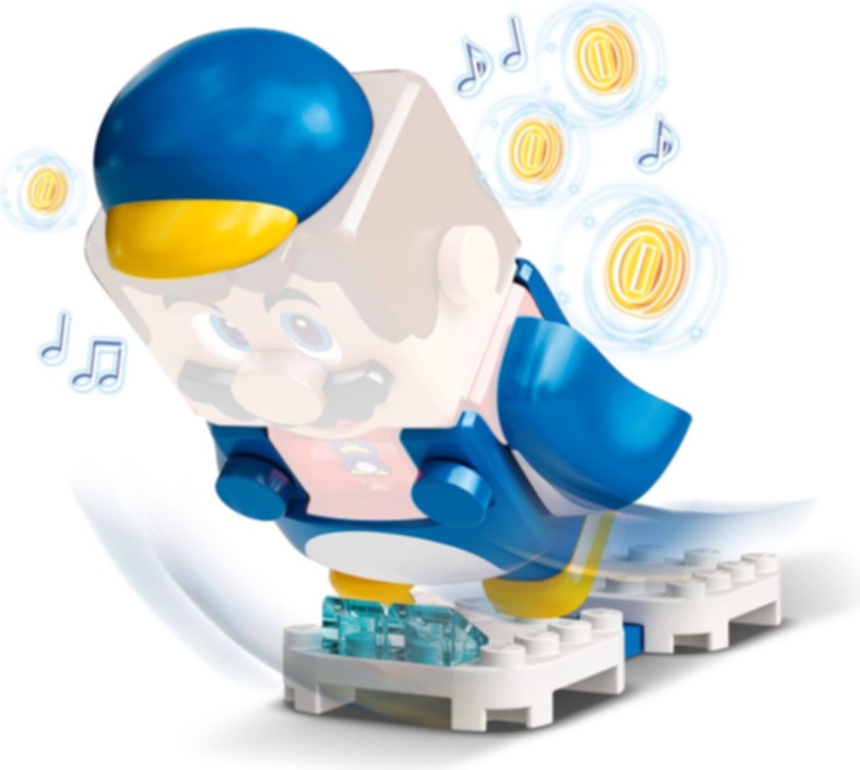 LEGO® Super Mario™ Power-uppakket: Pinguïn-Mario componenten