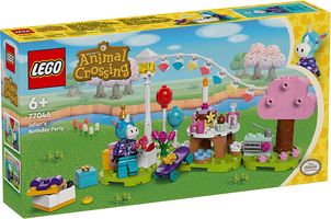 LEGO® Animal Crossing Fiesta de cumpleaños de Azulino