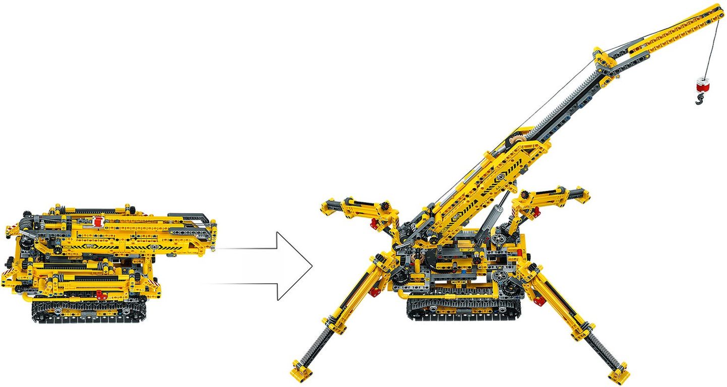 LEGO® Technic Grúa sobre Orugas Compacta partes