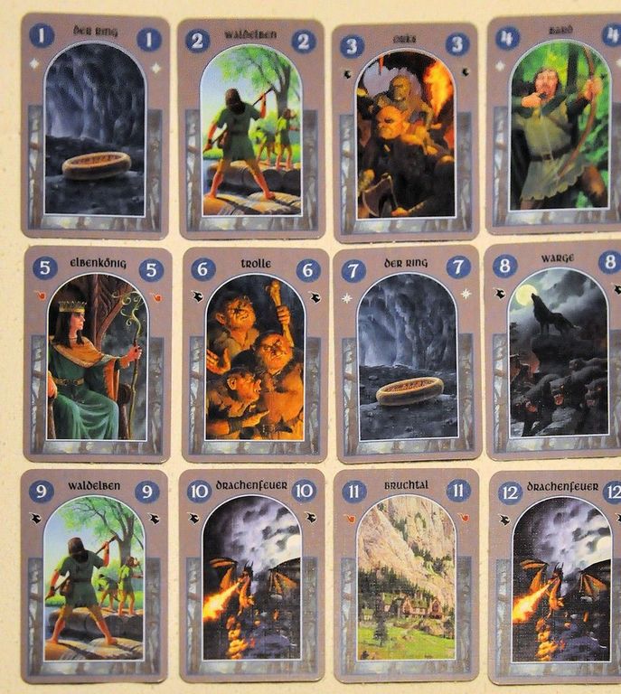 The Hobbit Card Game cards