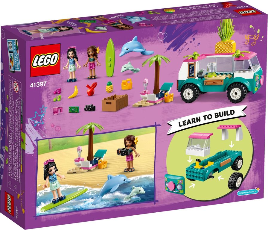 LEGO® Friends Bar de Zumos Móvil parte posterior de la caja
