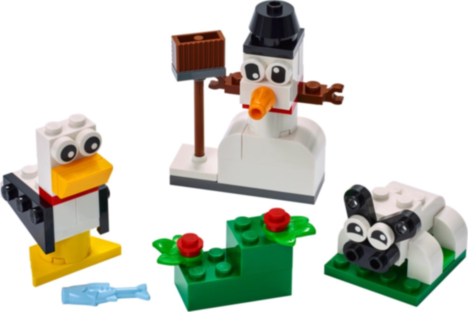 LEGO® Classic Ladrillos Creativos Blancos partes