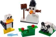 LEGO® Classic Kreativ-Bauset mit weißen Steinen komponenten