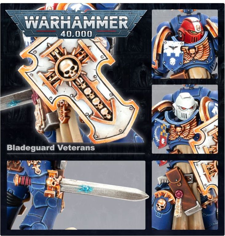 Warhammer 40000 - Space Marines: Bladeguard Veterans composants