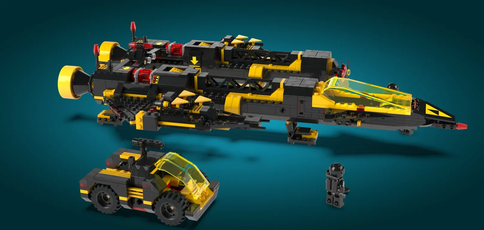 LEGO® Icons Blacktron Renegade