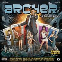 Archer: The Danger Zone! Board Game