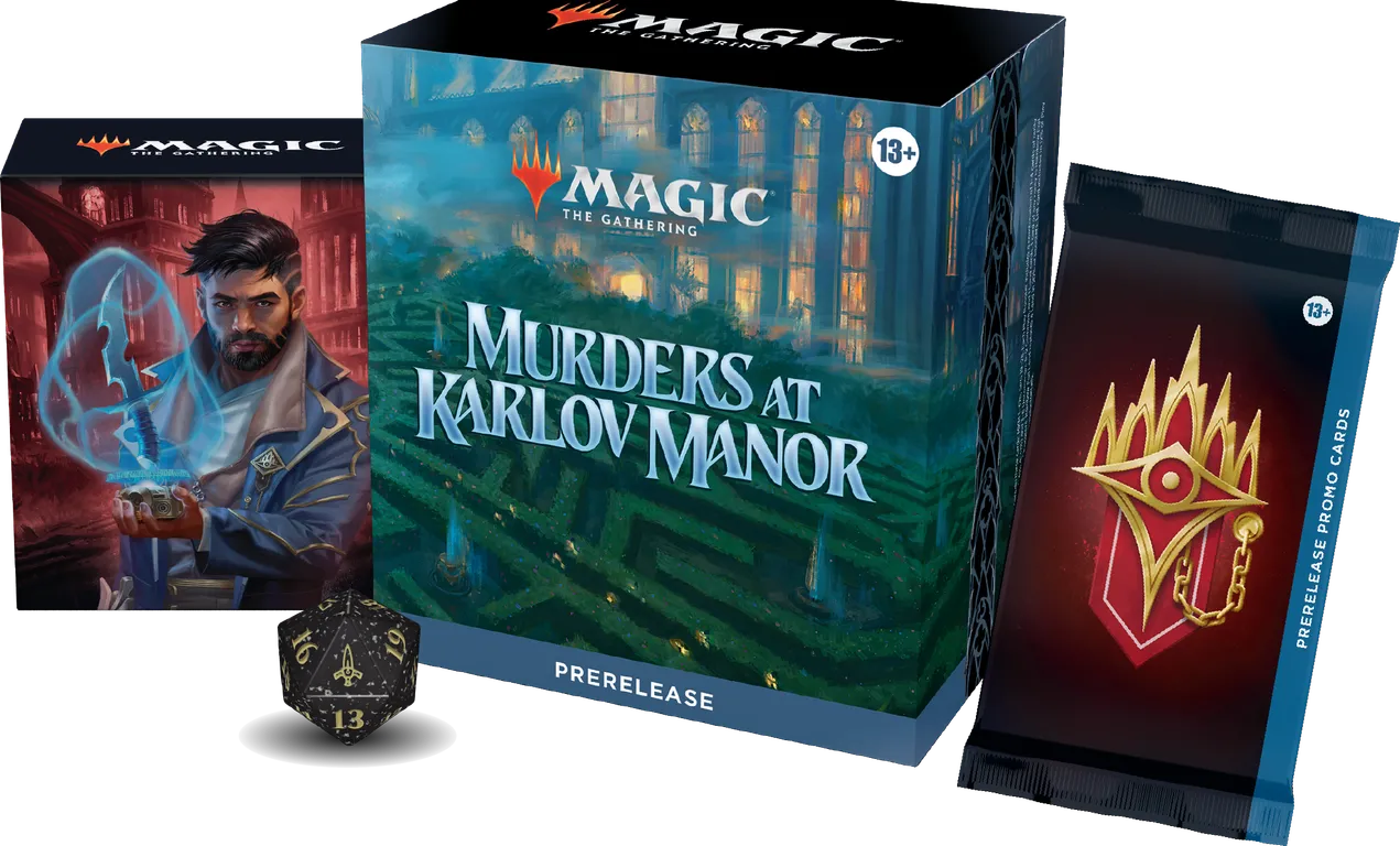 Magic: The Gathering - Murders at Karlov Manor Prerelease Pack komponenten