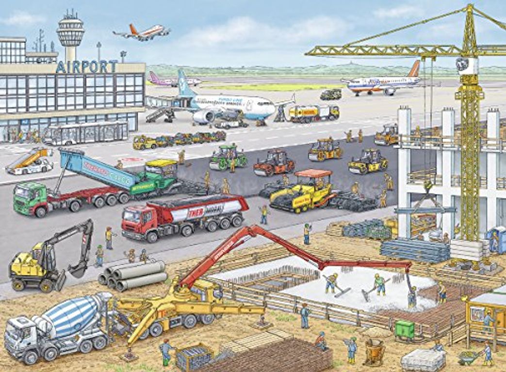 Chantier à l'aéroport