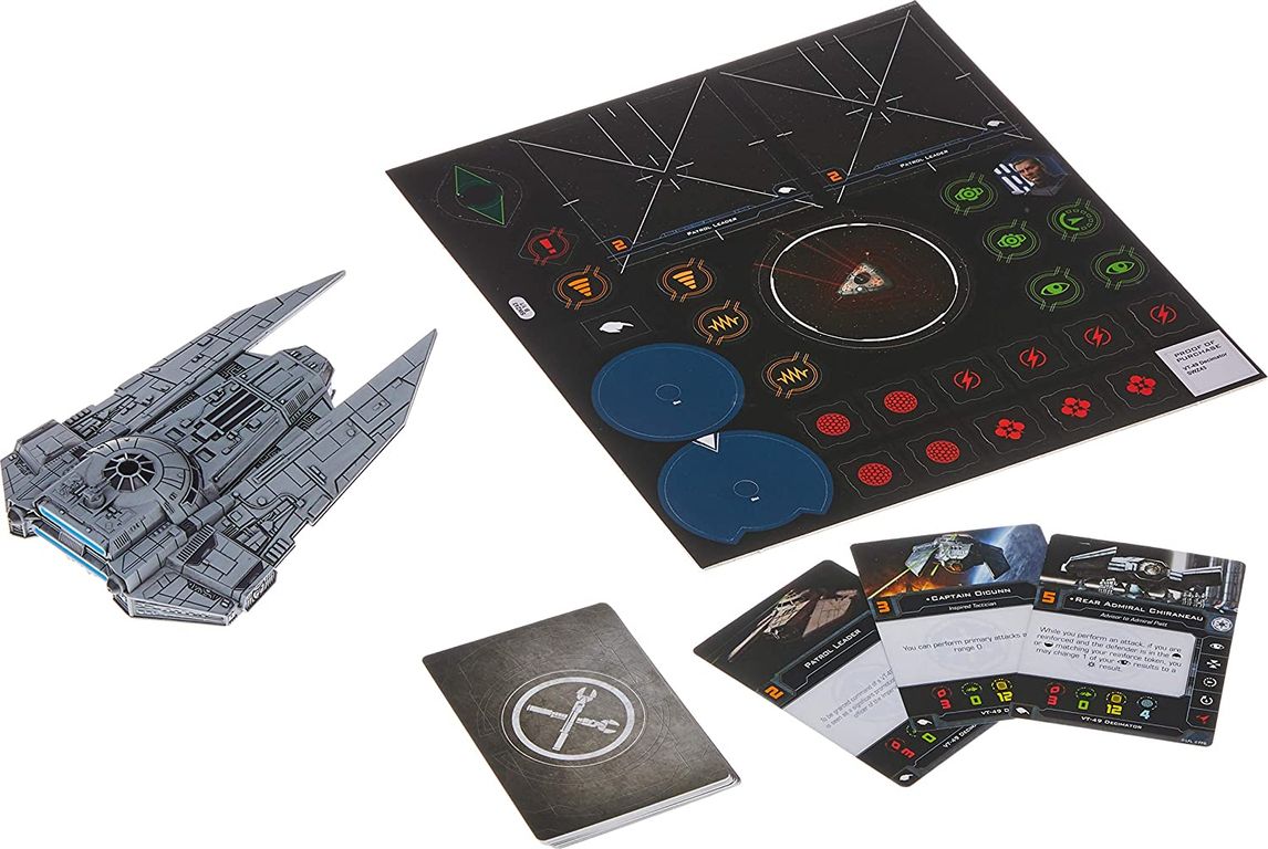 Star Wars: X-Wing (Second Edition) - VT-49 Decimator Expansion Pack composants