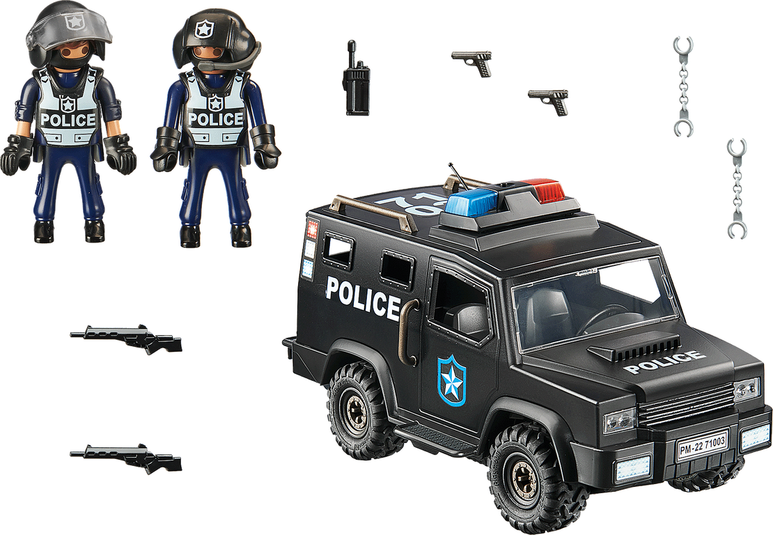 Playmobil® City Action Tactical Unit Vehicle components