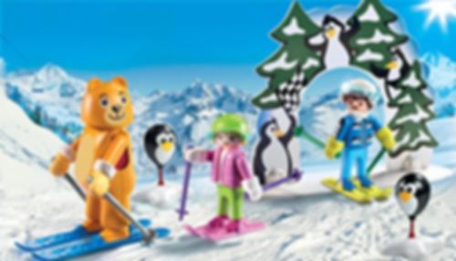 Playmobil® Family Fun Ski Lesson gameplay