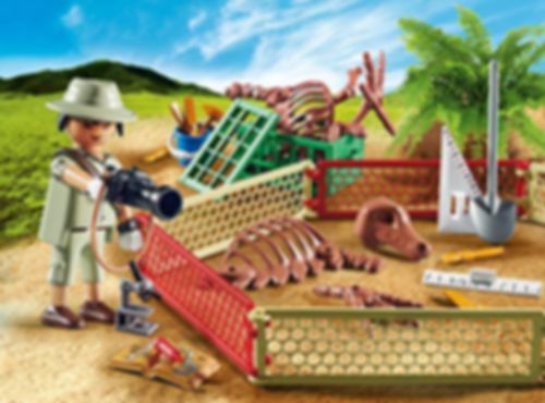 Playmobil® The Explorers Paleontologist Gift Set spielablauf