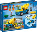 LEGO® City Cement Mixer Truck back of the box
