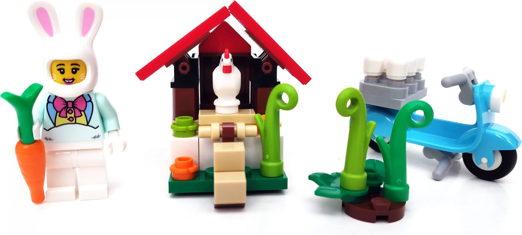 LEGO® Promotions La maison du lapin de Pâques composants