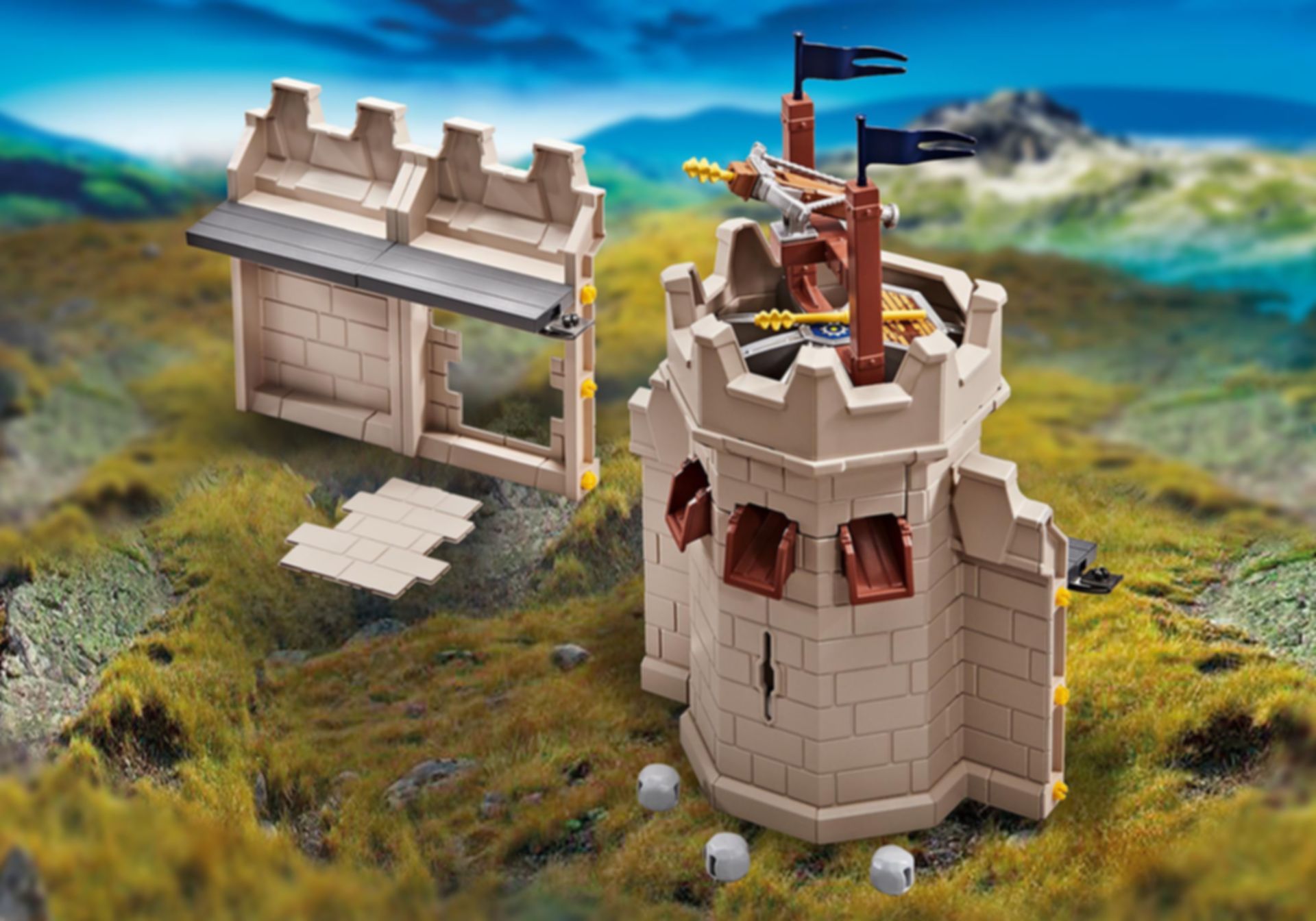 Playmobil® Novelmore Tower extension for Grand Castle of Novelmore components