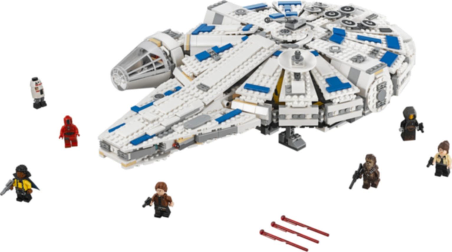 LEGO® Star Wars Le Faucon Millenium du raid de Kessel composants