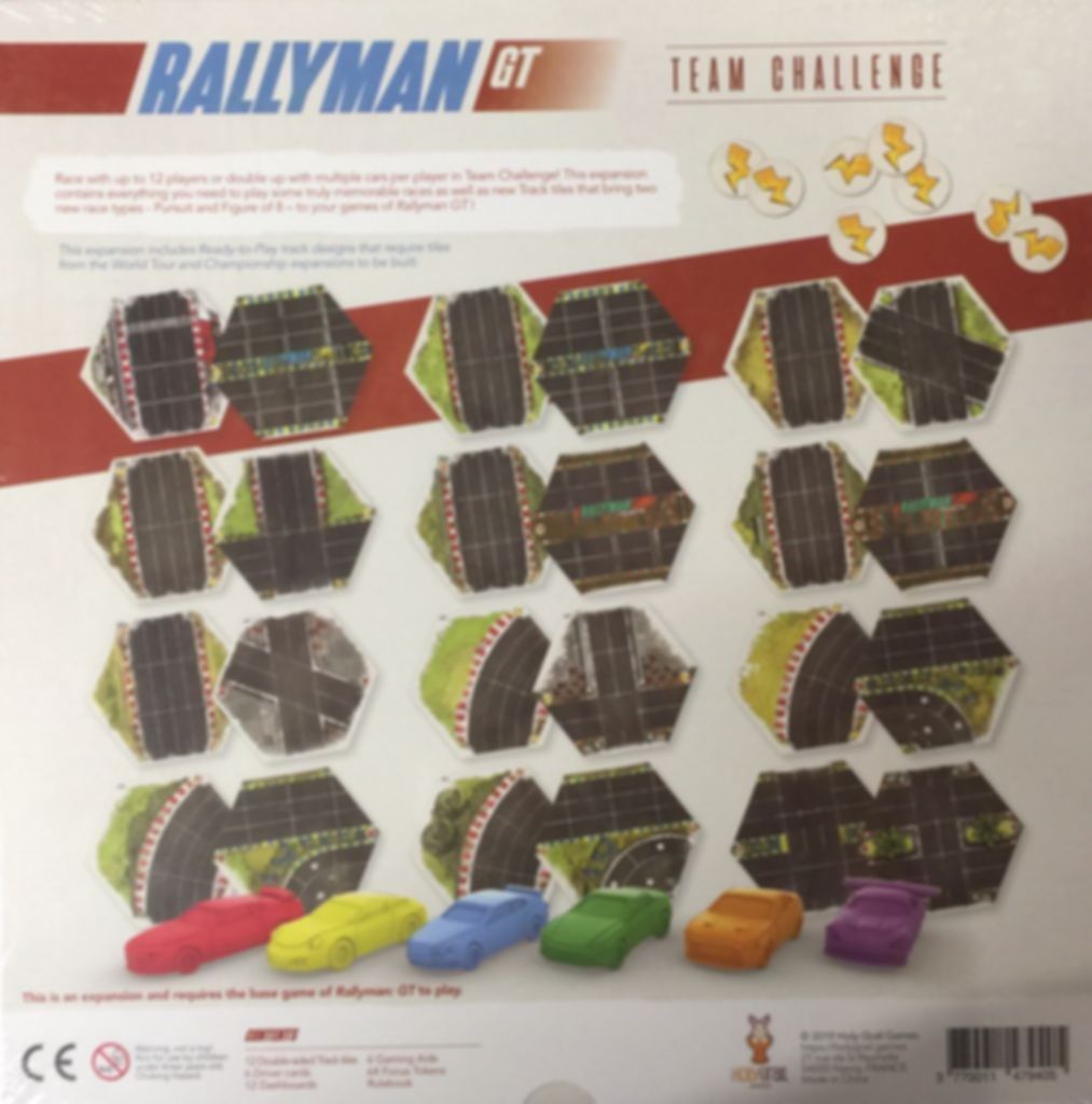 Rallyman GT - Extension Team Challenge composants