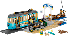 LEGO® City Classic Beach Streetcar components