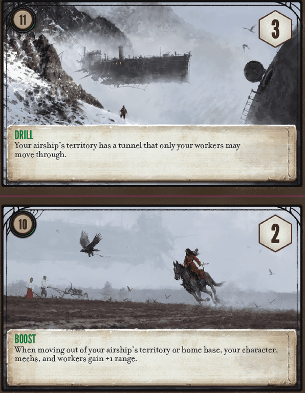 Scythe: The Wind Gambit kaarten