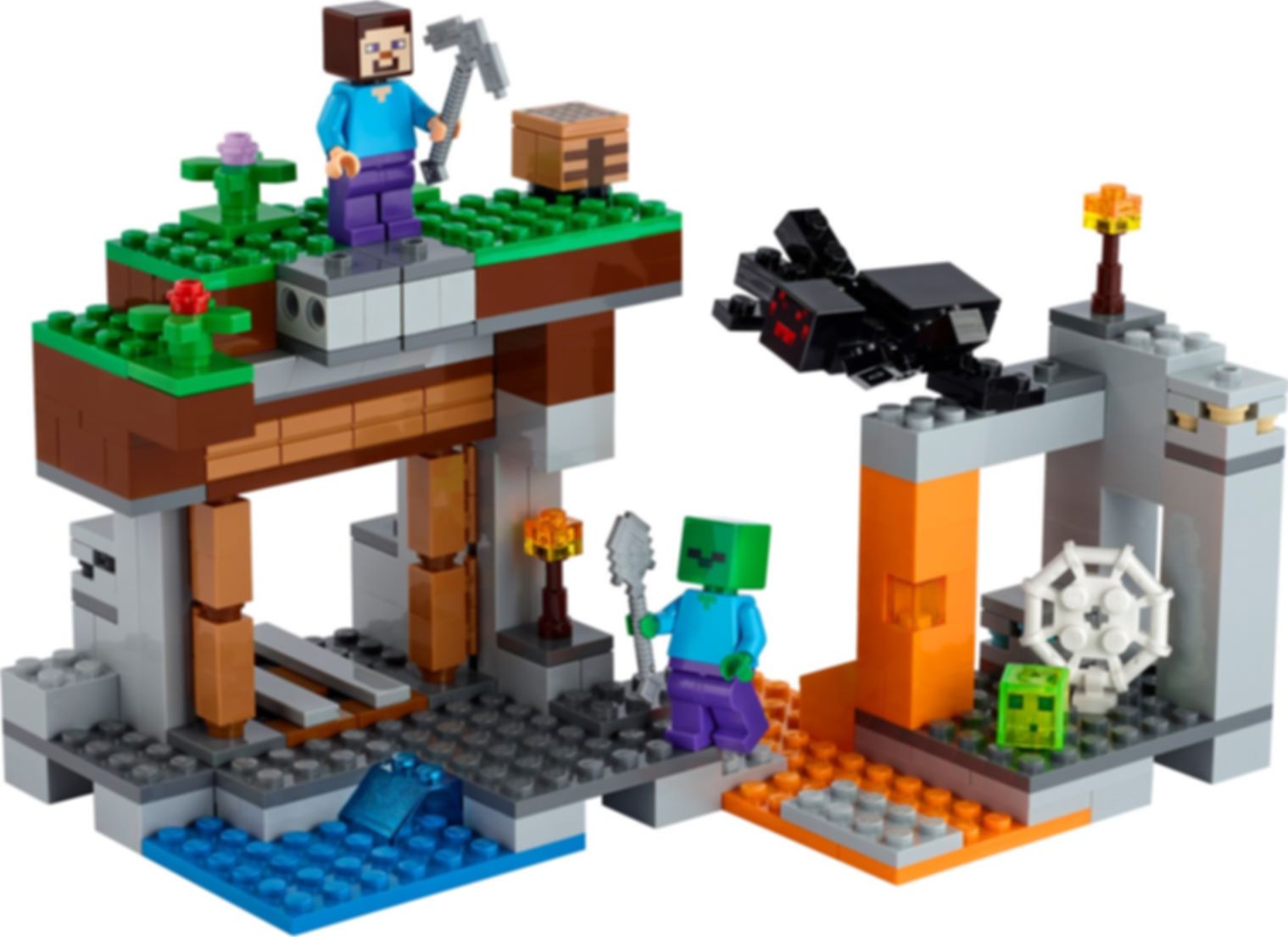 LEGO® Minecraft La Mina Abandonada jugabilidad
