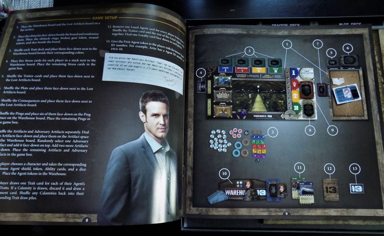 Warehouse 13: The Board Game manual