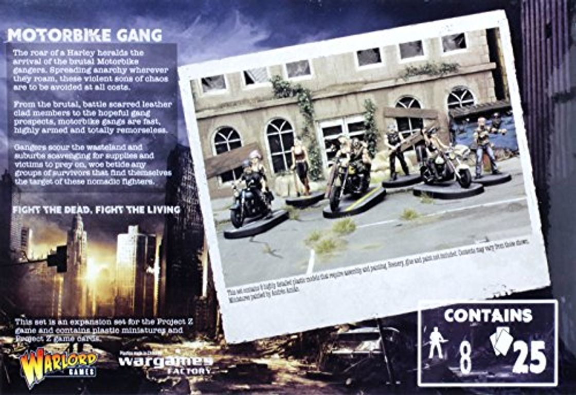 Project Z: Motorbike Gang rückseite der box