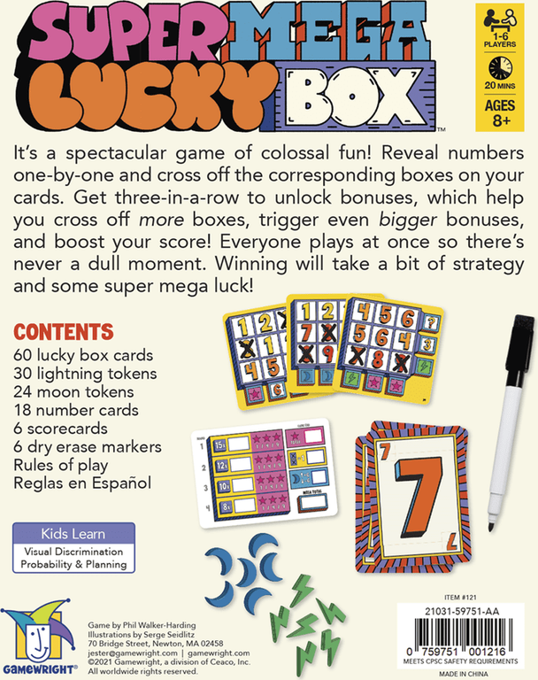 Super Mega Lucky Box rückseite der box