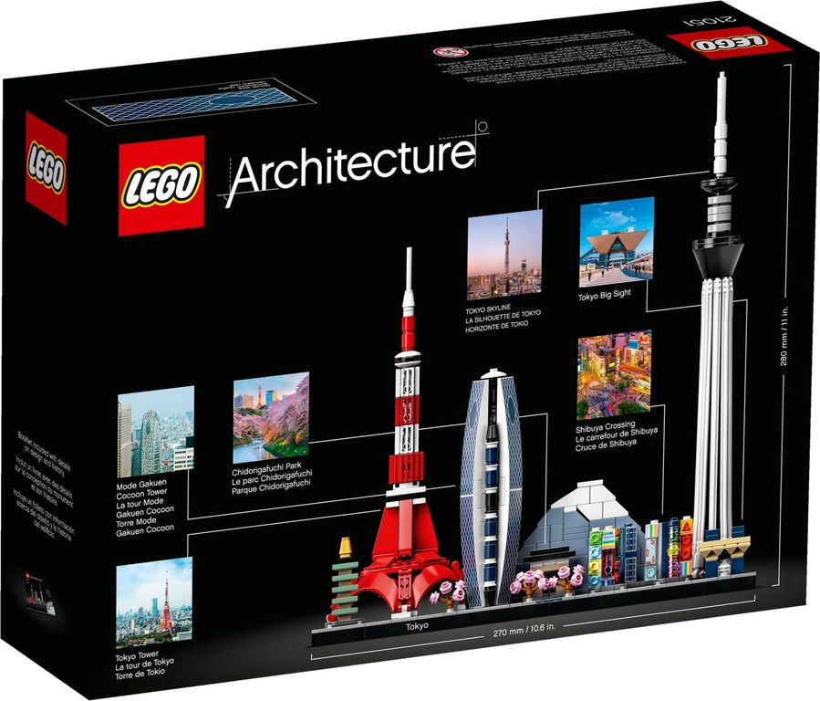 LEGO® Architecture Tokyo back of the box