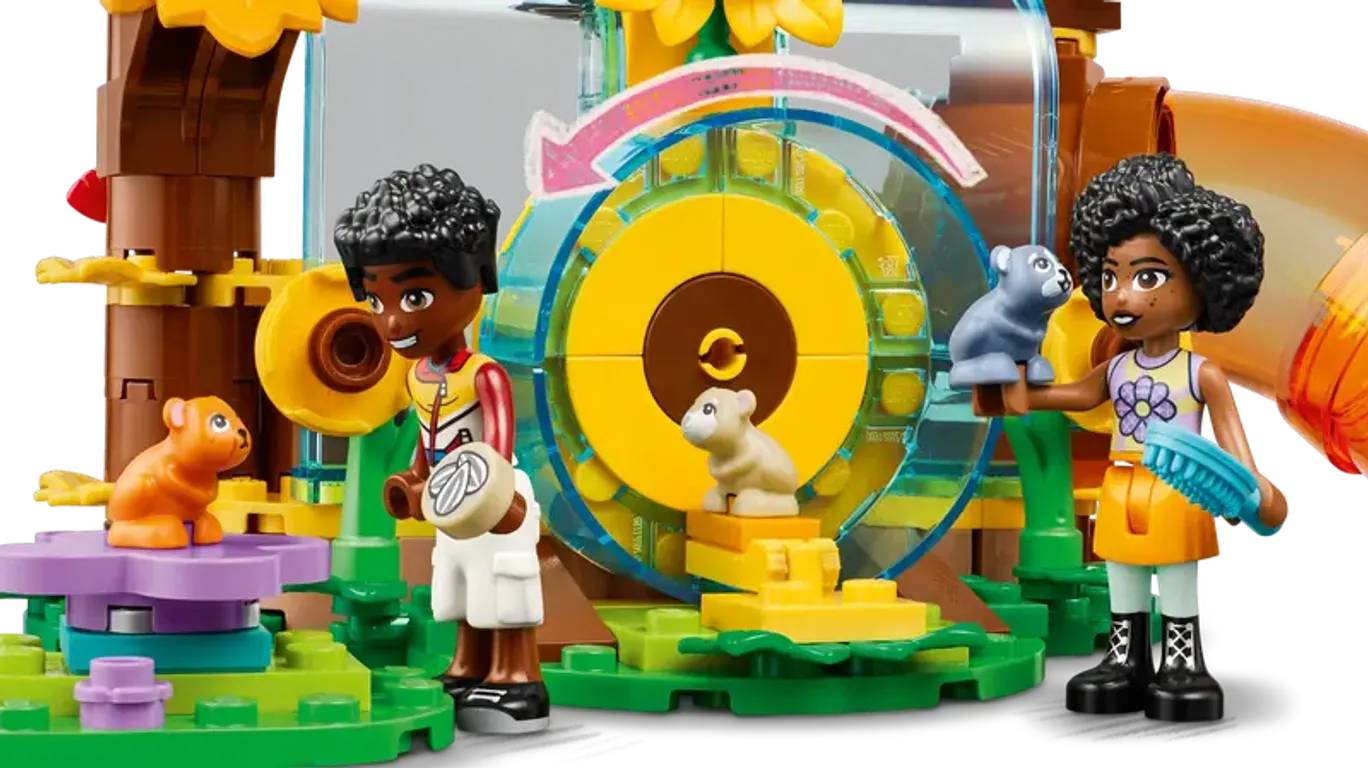 LEGO® Friends Parque para Hámsters minifiguras