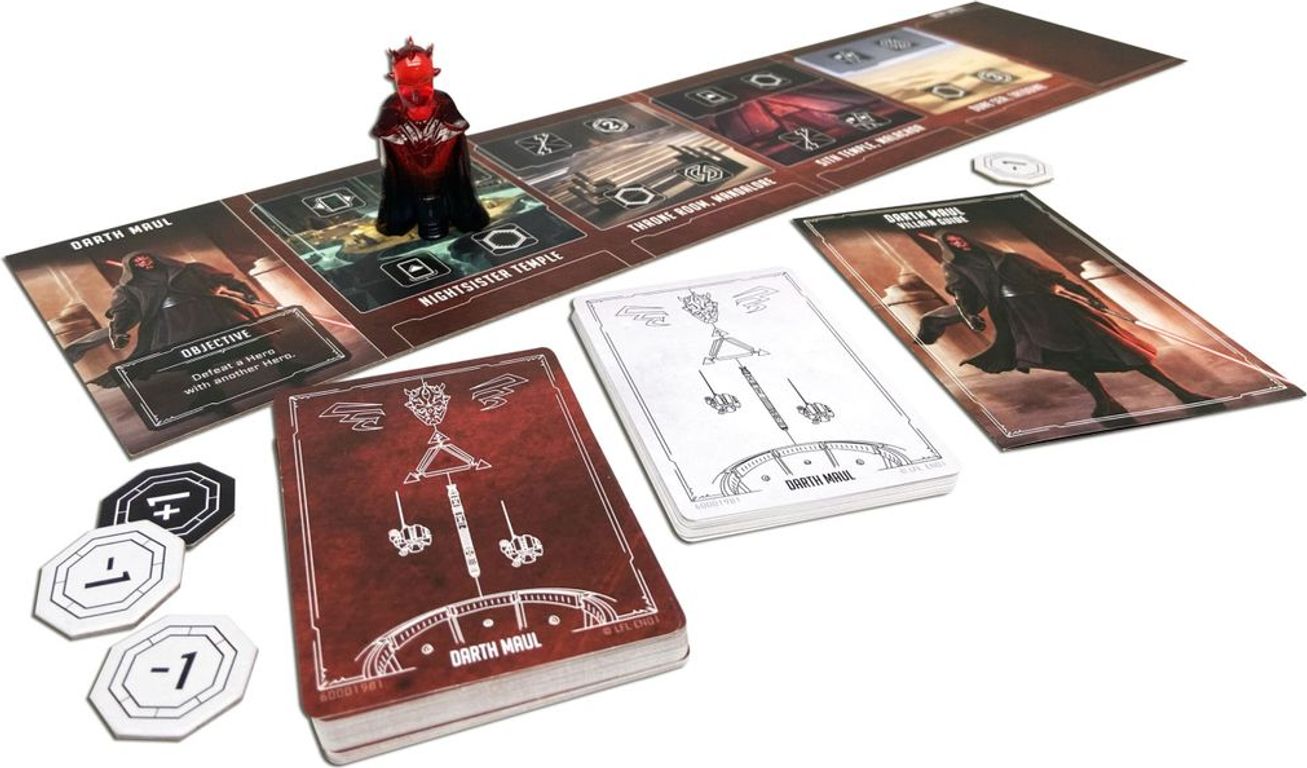 Star Wars Villainous: Revenge at Last components