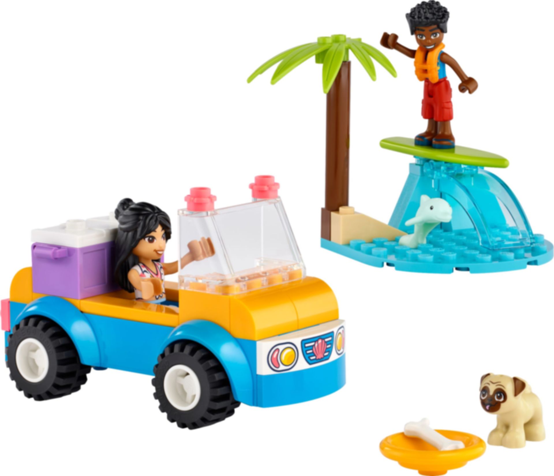 LEGO® Friends La journée à la plage en buggy composants