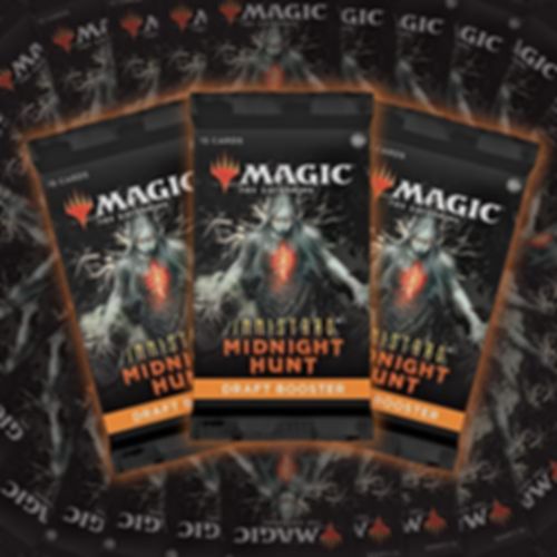 Magic the Gathering Innistrad: Midnight Hunt Draft Booster Display componenten