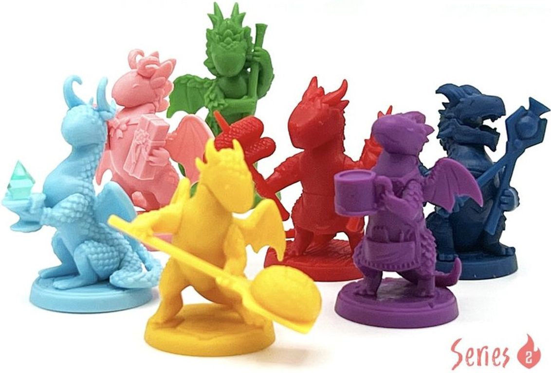 Flamecraft: Dragon Minatures Series 2 miniaturen