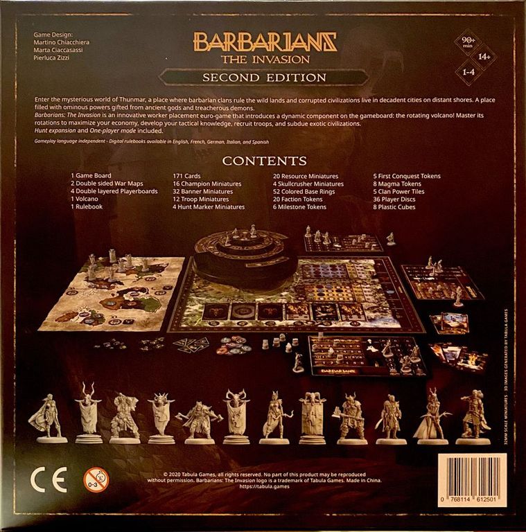 Barbarians: The Invasion rückseite der box