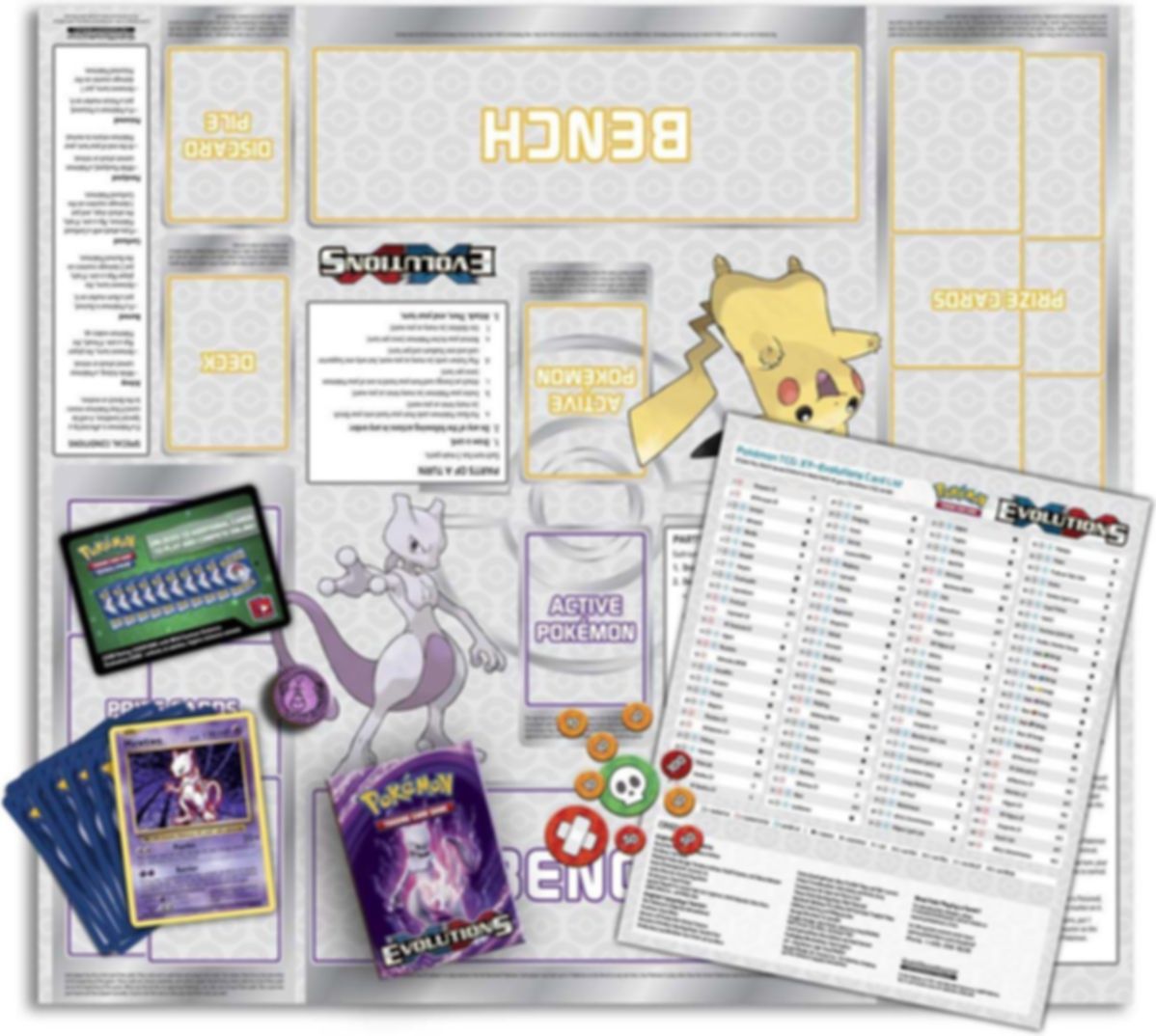 Pokemon XY Evolutions Mewtwo Mayhem Theme Deck Trading Cards 